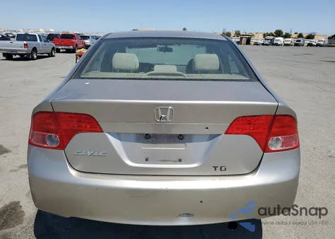 2006 Honda Civic Lx из США, поврежденный, VIN 1HGFA165X6L123023